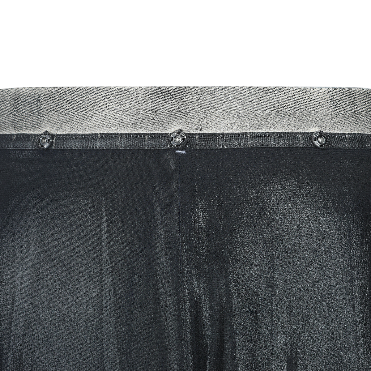 Maison Margiela Flowing Dark Blue Skirt Blauw