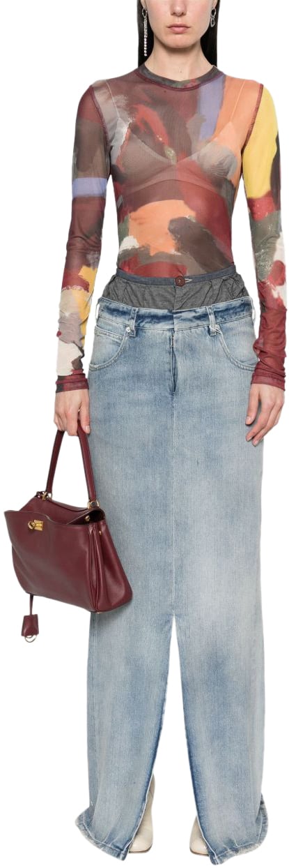 Maison Margiela Skirts Clear Blue Blauw