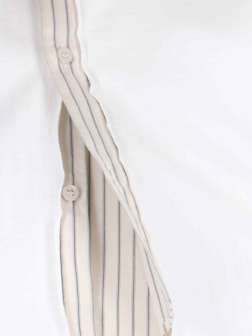 Maison Margiela Inverted Shirt – White & Beige Wit