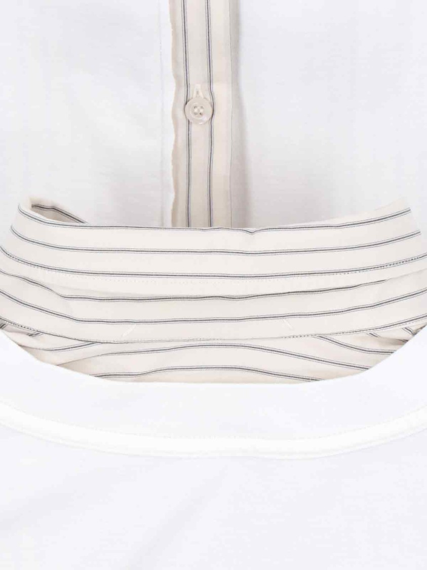 Maison Margiela Inverted Shirt – White & Beige Wit