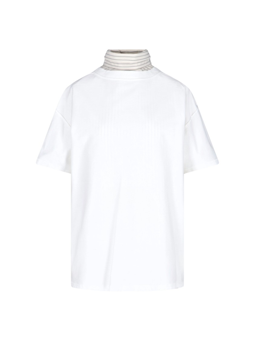 Maison Margiela Inverted Shirt – White & Beige Wit