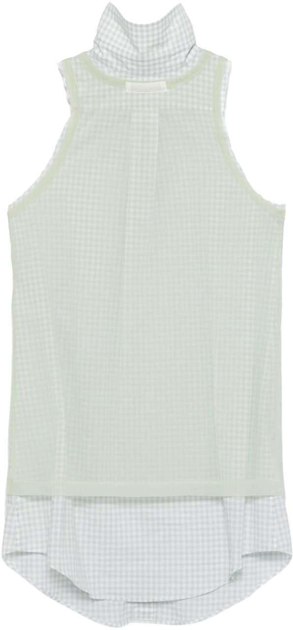 Maison Margiela Reversible Tank Top Shirt Green Groen