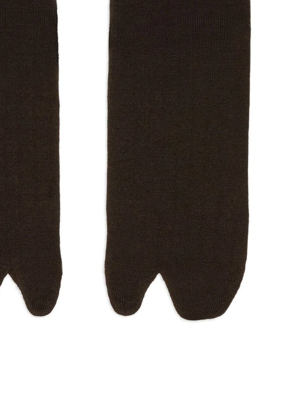 Maison Margiela Bootleg Socks Dark Brown Bruin