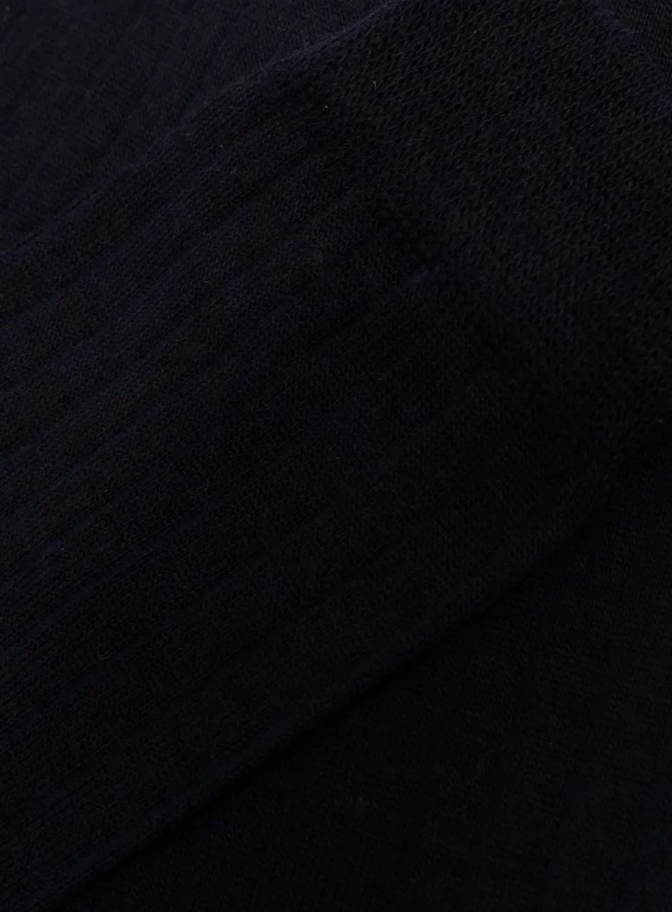 Maison Margiela Bootleg Socks Navy Blauw