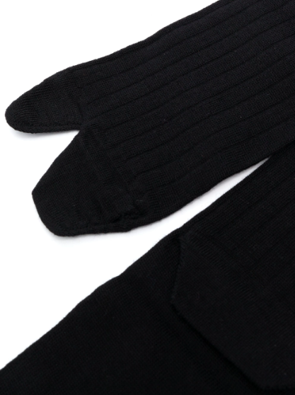Maison Margiela Bootleg Socks Black Zwart
