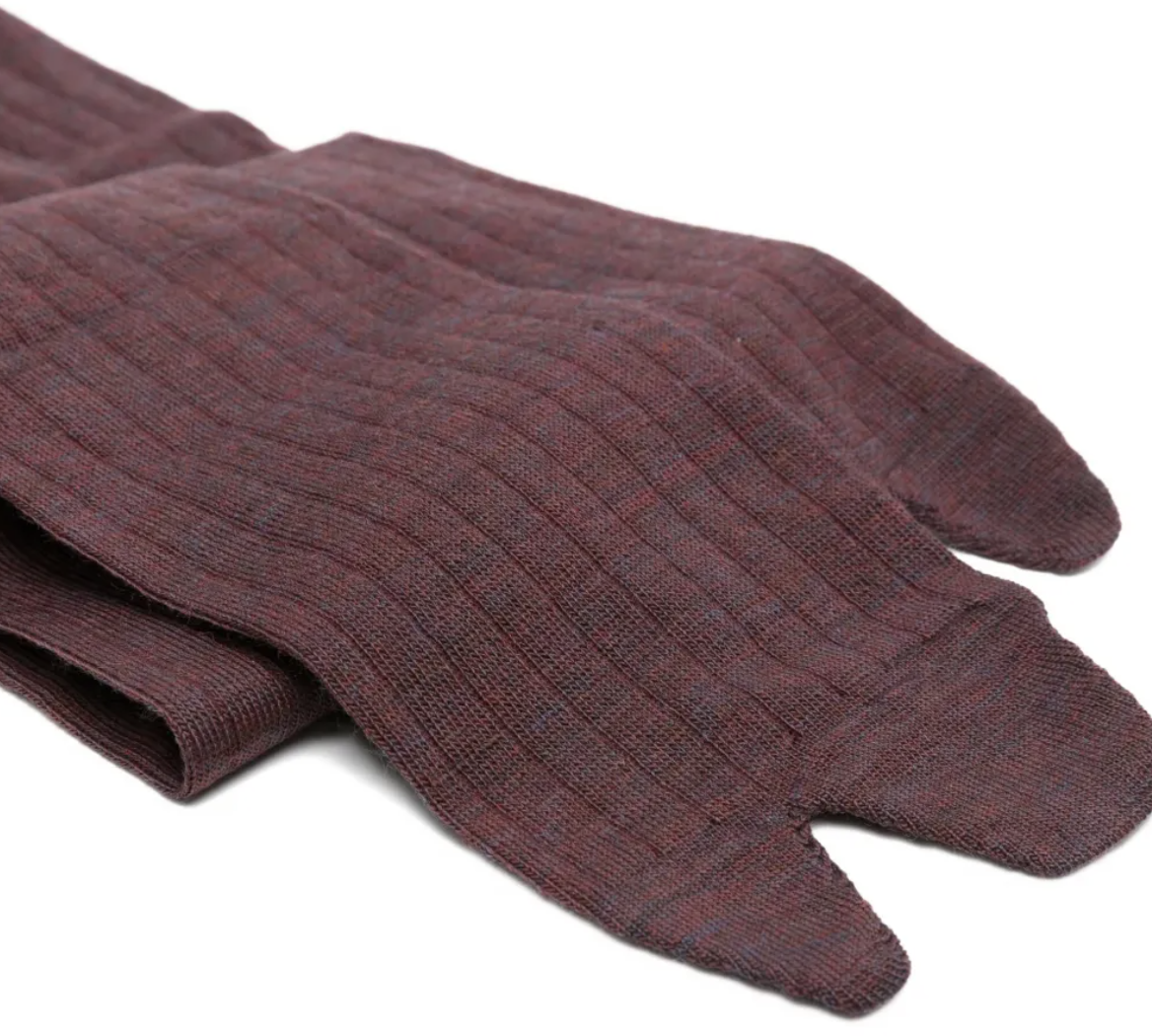 Maison Margiela Bootleg Long Burgundy Divers