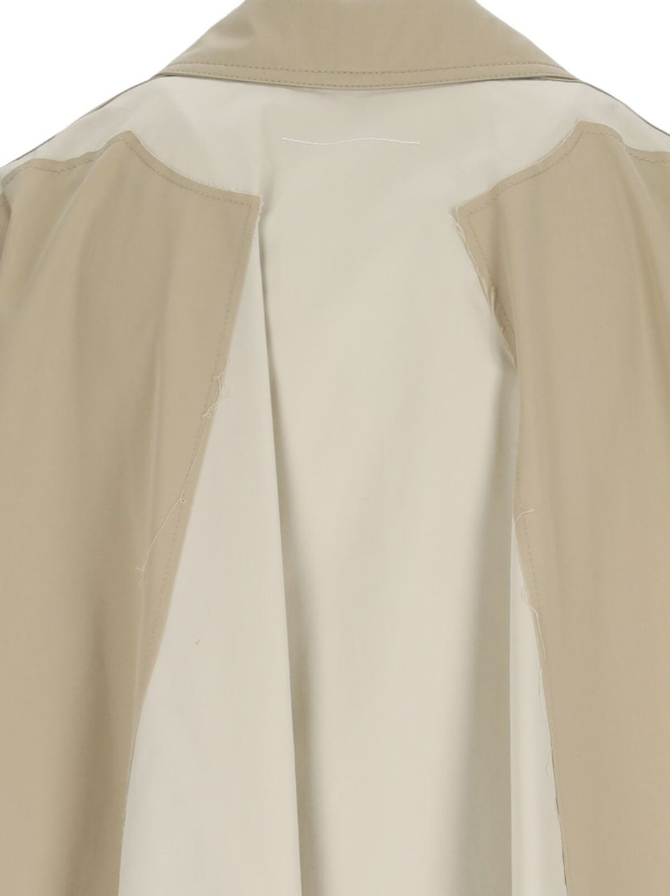Maison Margiela Single-Breasted Coat – Beige Neutraal