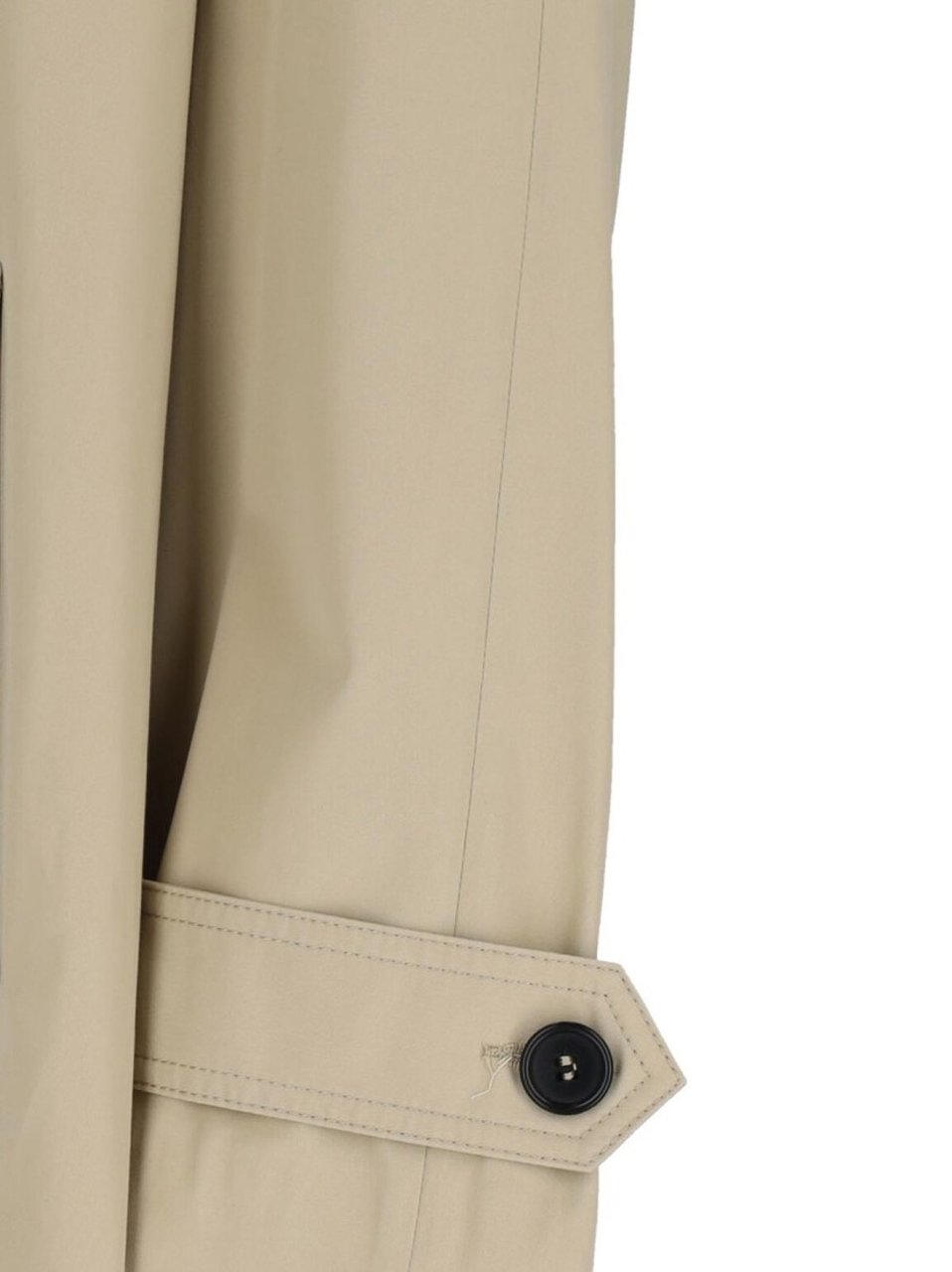 Maison Margiela Single-Breasted Coat – Beige Neutraal