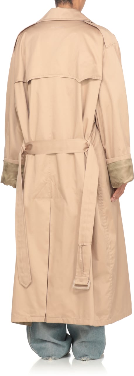 Maison Margiela Coats Beige Beige