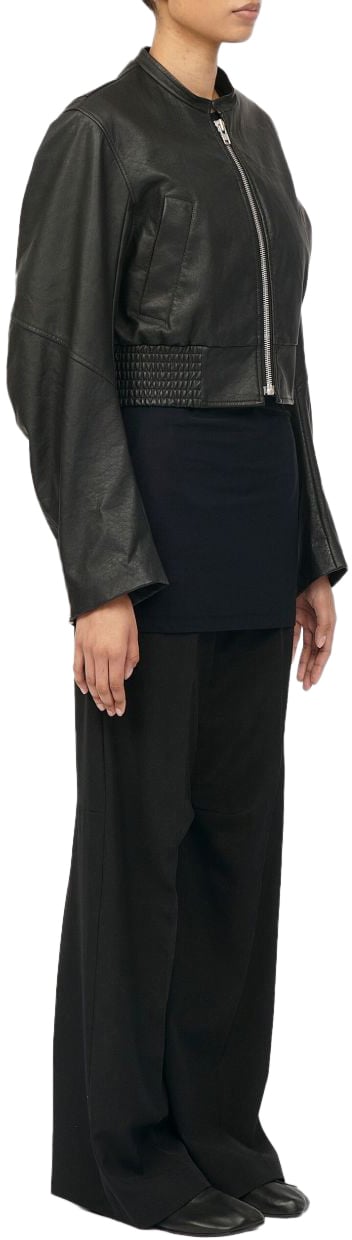 Maison Margiela Coats Black Zwart