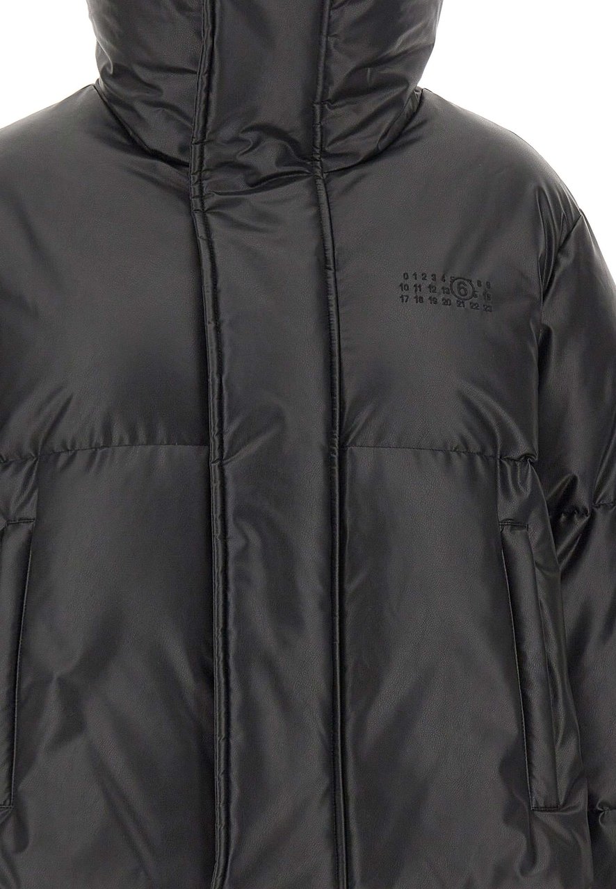 Maison Margiela Coats Black Zwart