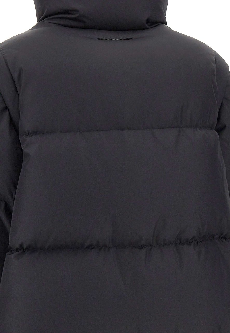 Maison Margiela Coats Black Zwart