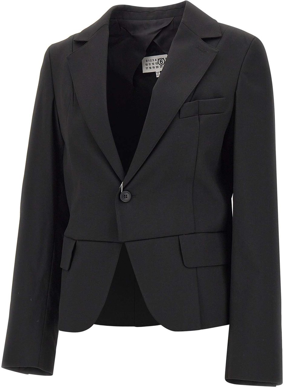 Maison Margiela Jackets Black Zwart