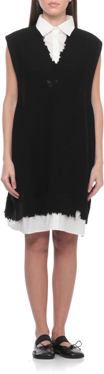 Maison Margiela Dresses Black Zwart
