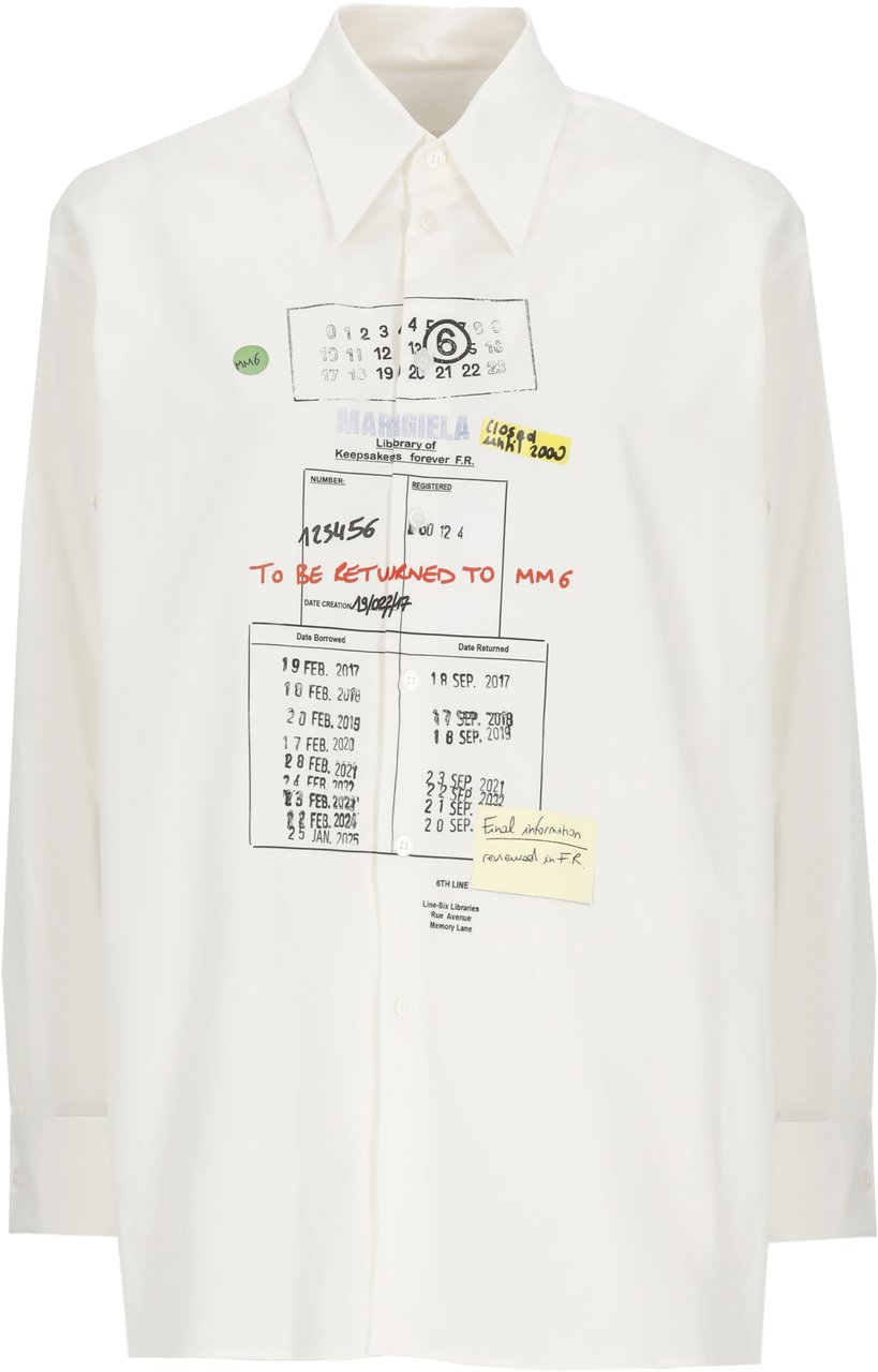 Maison Margiela Shirts White Wit
