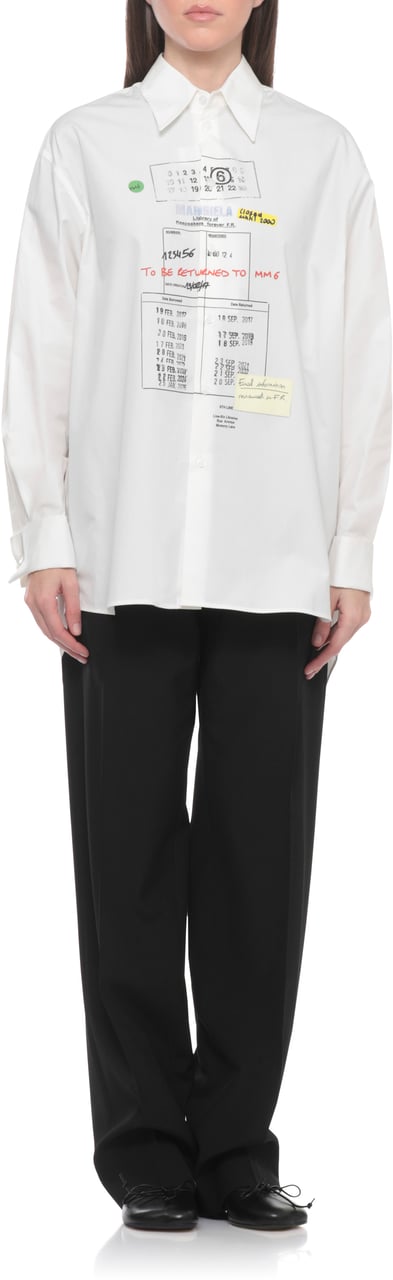 Maison Margiela Shirts White Wit