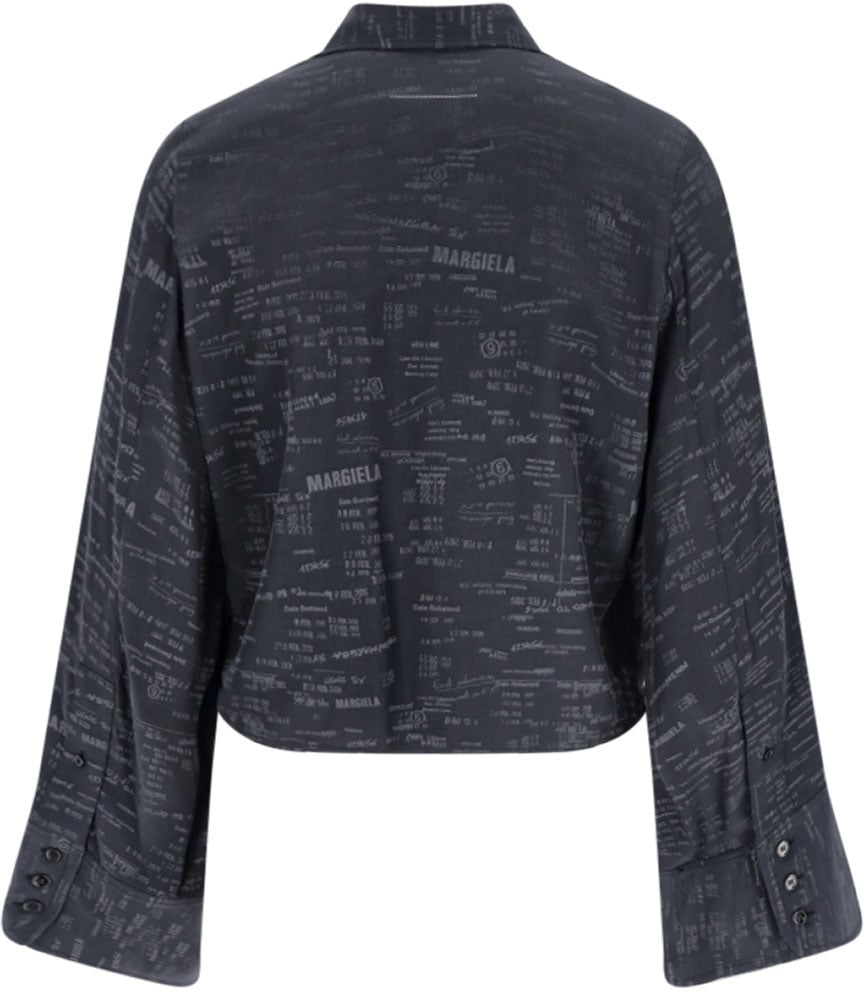 Maison Margiela Logo Shirt – Grey Neutraal