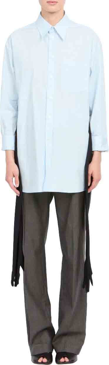 Maison Margiela T-Shirts And Polos Blue Lichtblauw