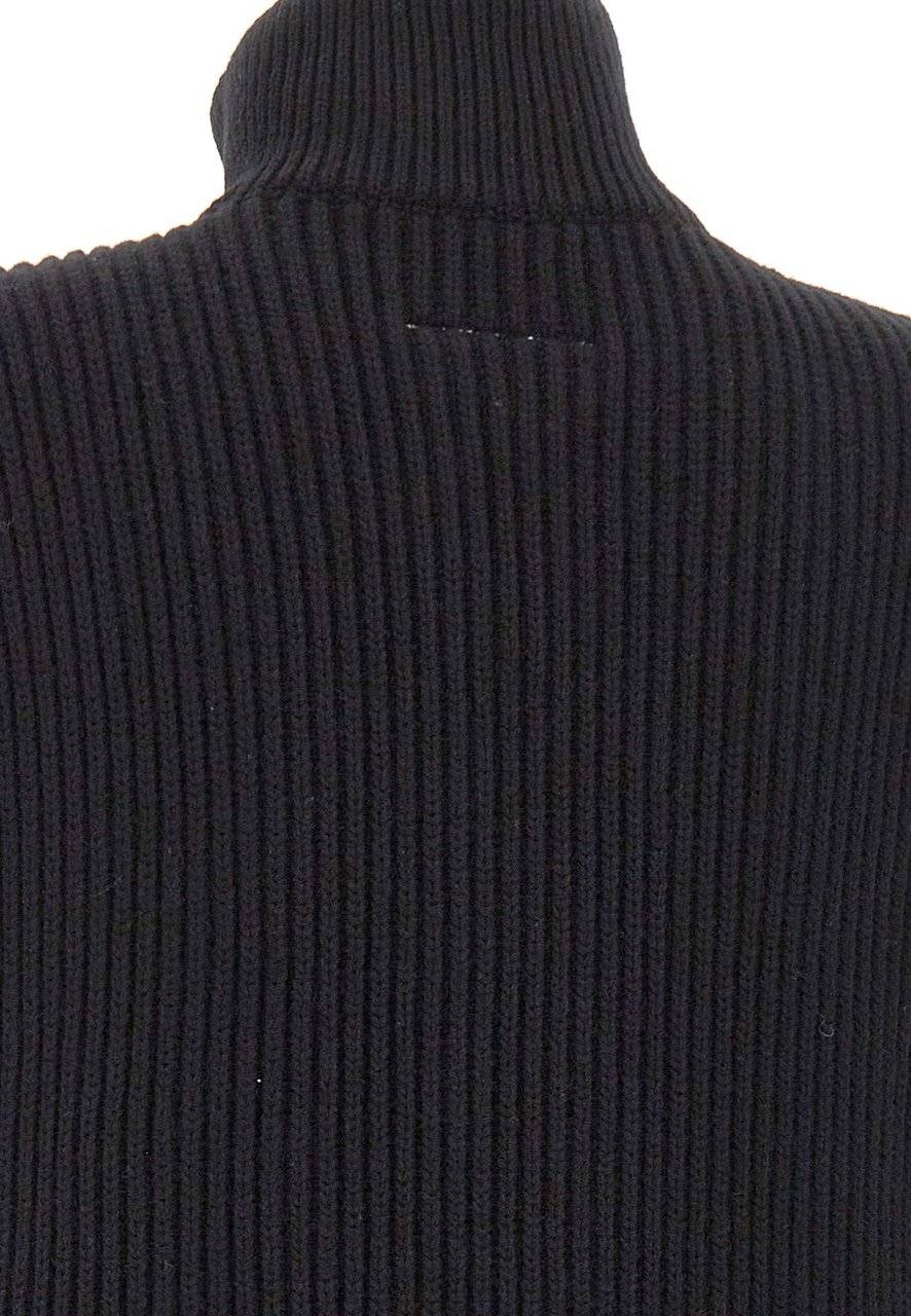 Maison Margiela Sweaters Black Zwart