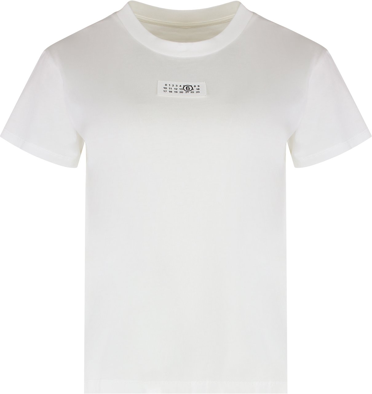 Maison Margiela Cotton crew-neck T-shirt Wit