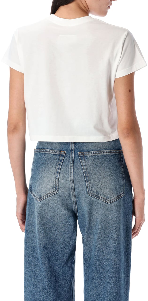 Maison Margiela Tshirt Short Sleeve Bianco Wit