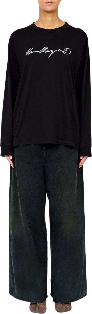 Maison Margiela T-Shirts And Polos Black Zwart