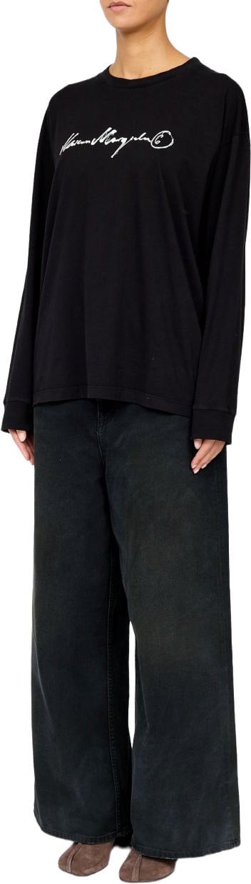 Maison Margiela T-Shirts And Polos Black Zwart