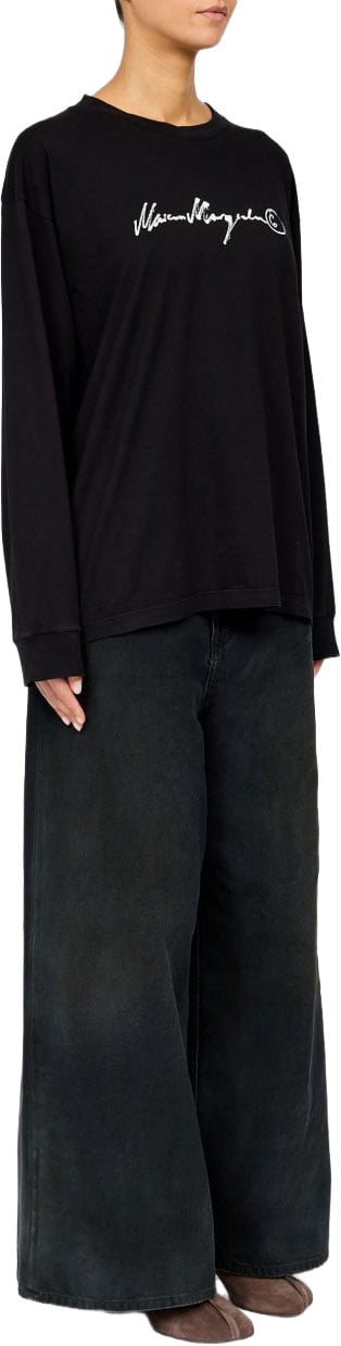 Maison Margiela T-Shirts And Polos Black Zwart