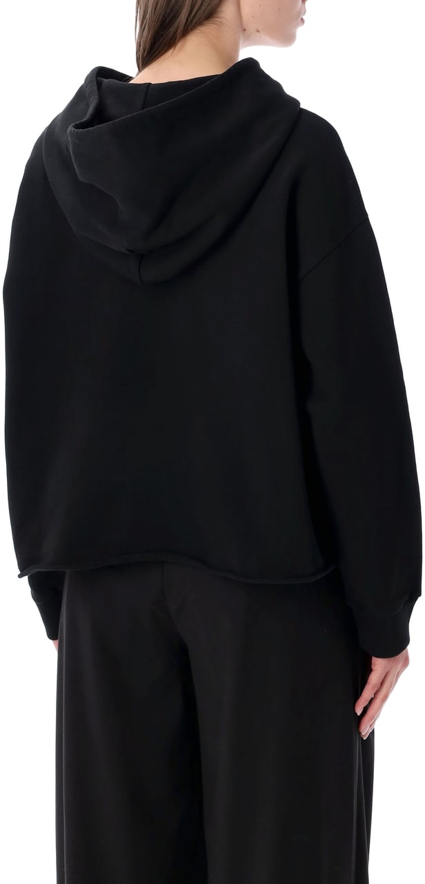 Maison Margiela MM6 Maison Margiela cotton hooded sweatshirt Zwart