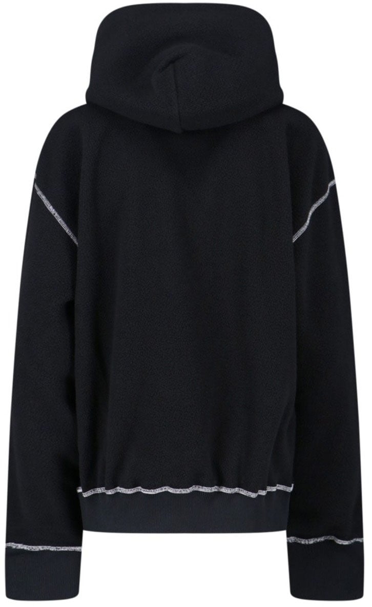 Maison Margiela Logo Hoodie – Black Zwart