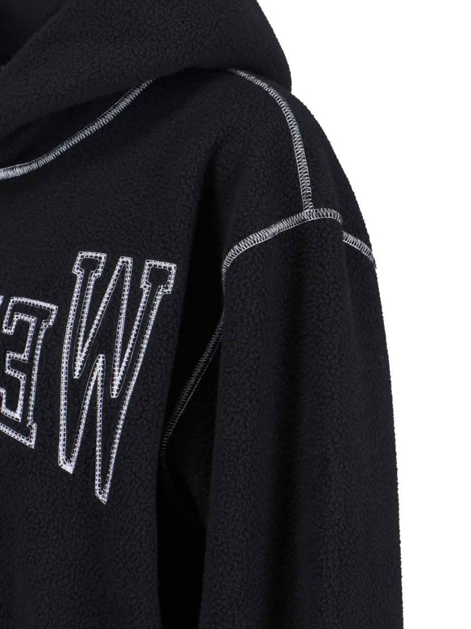 Maison Margiela Logo Hoodie – Black Zwart
