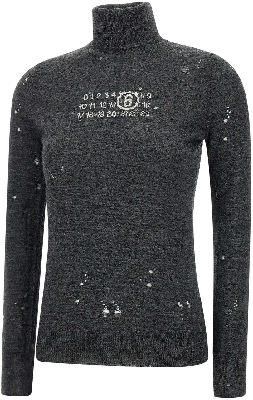 Maison Margiela Sweaters Grey Grijs