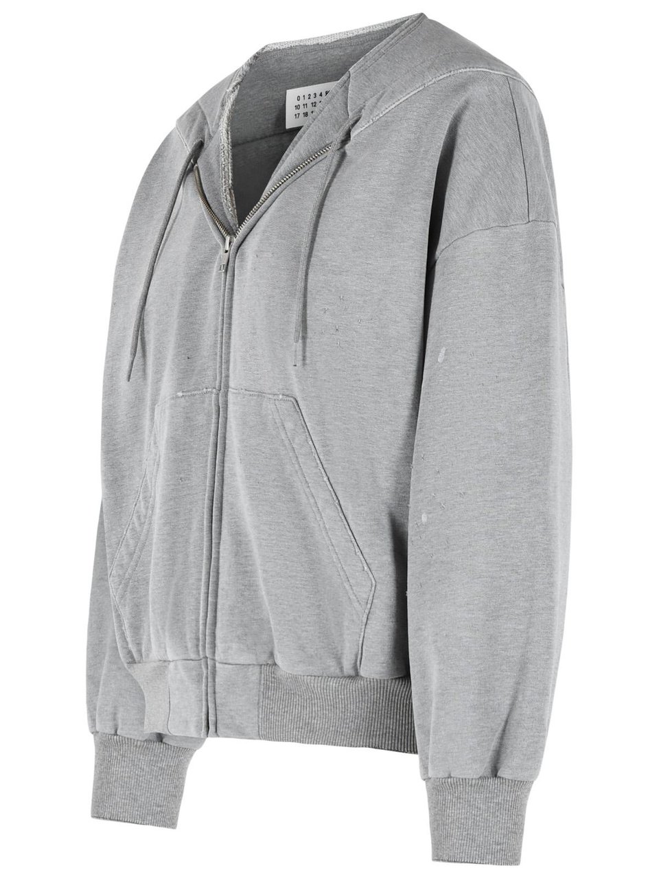 Maison Margiela Gray Cotton Sweatshirt Grijs