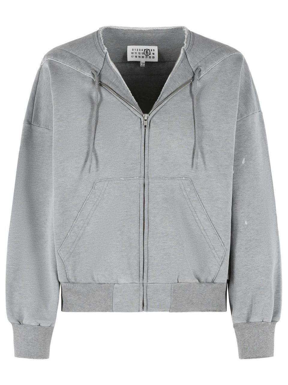 Maison Margiela Gray Cotton Sweatshirt Grijs