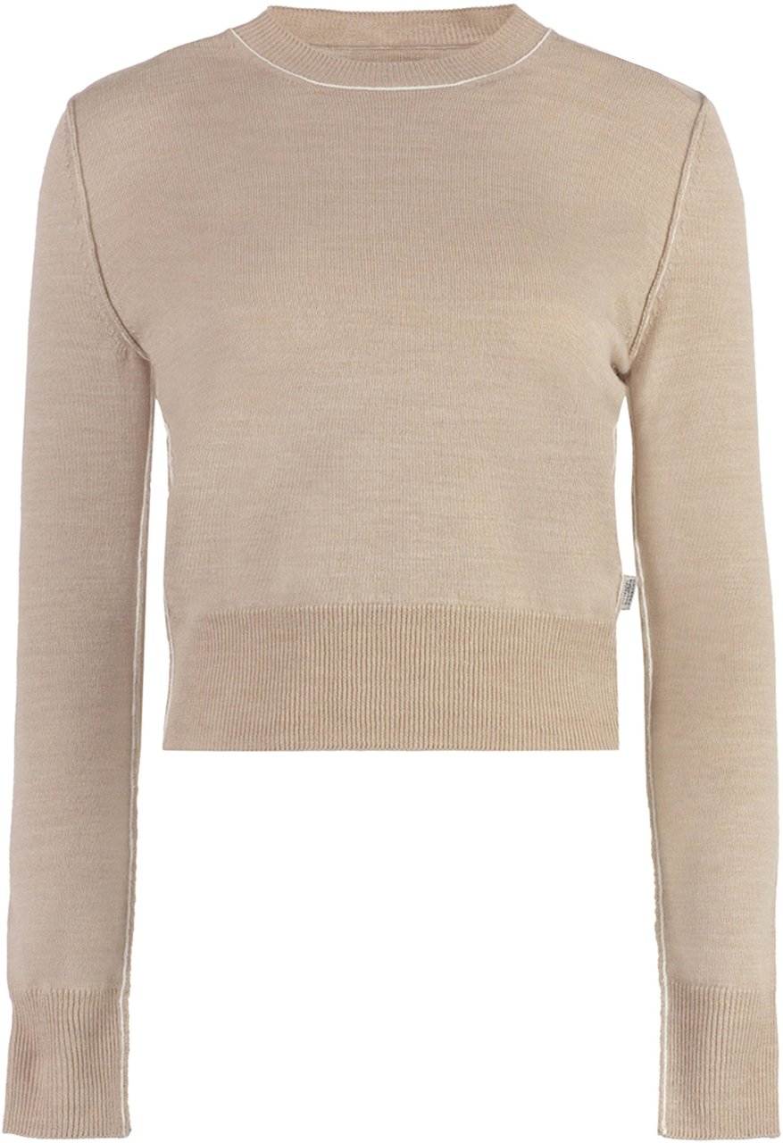 Maison Margiela Knit Sweater Bruin