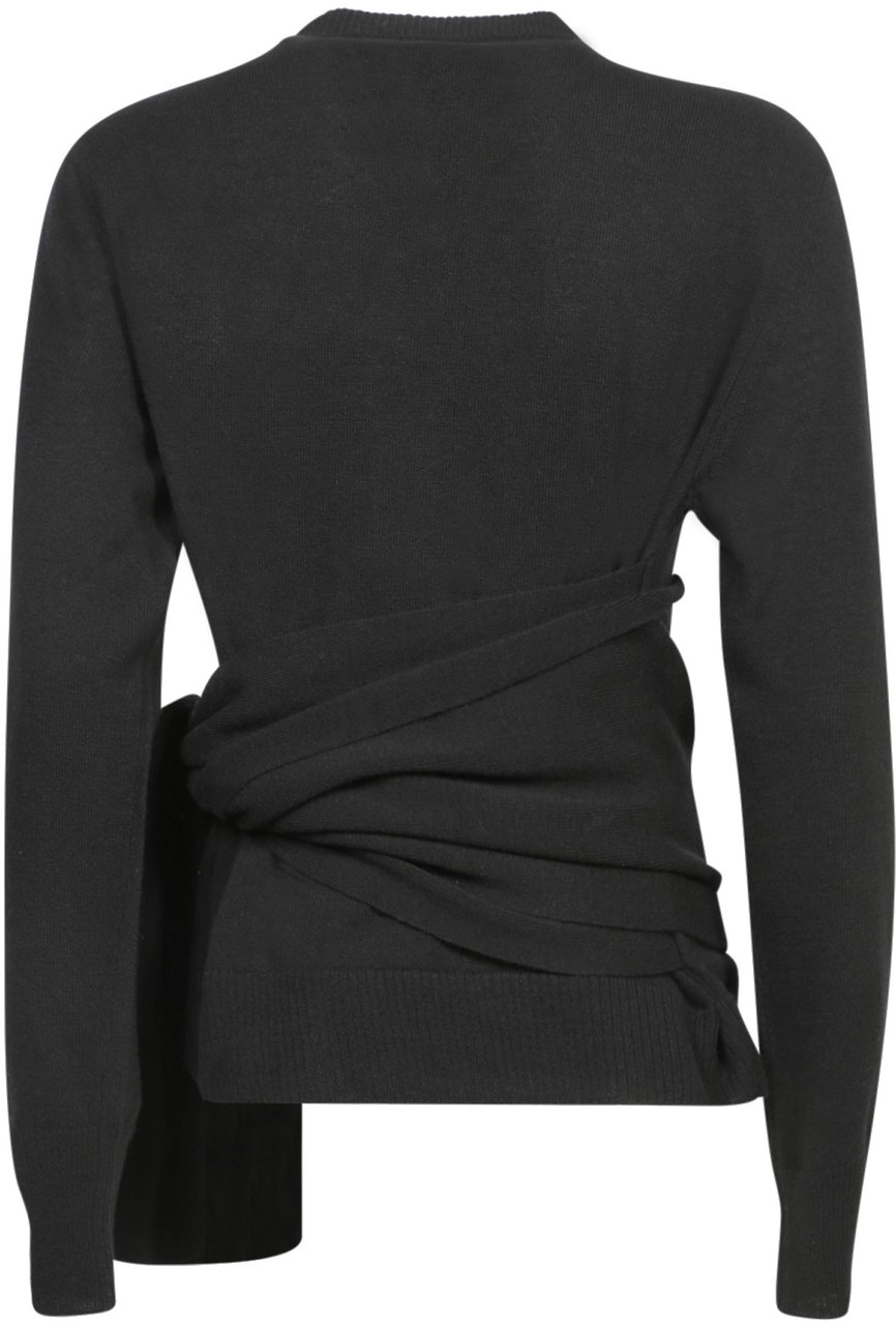 Maison Margiela MM6 MAISON MARGIELA Black Knitwear Zwart
