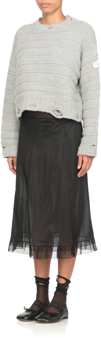 Maison Margiela Sweaters Grey Grijs