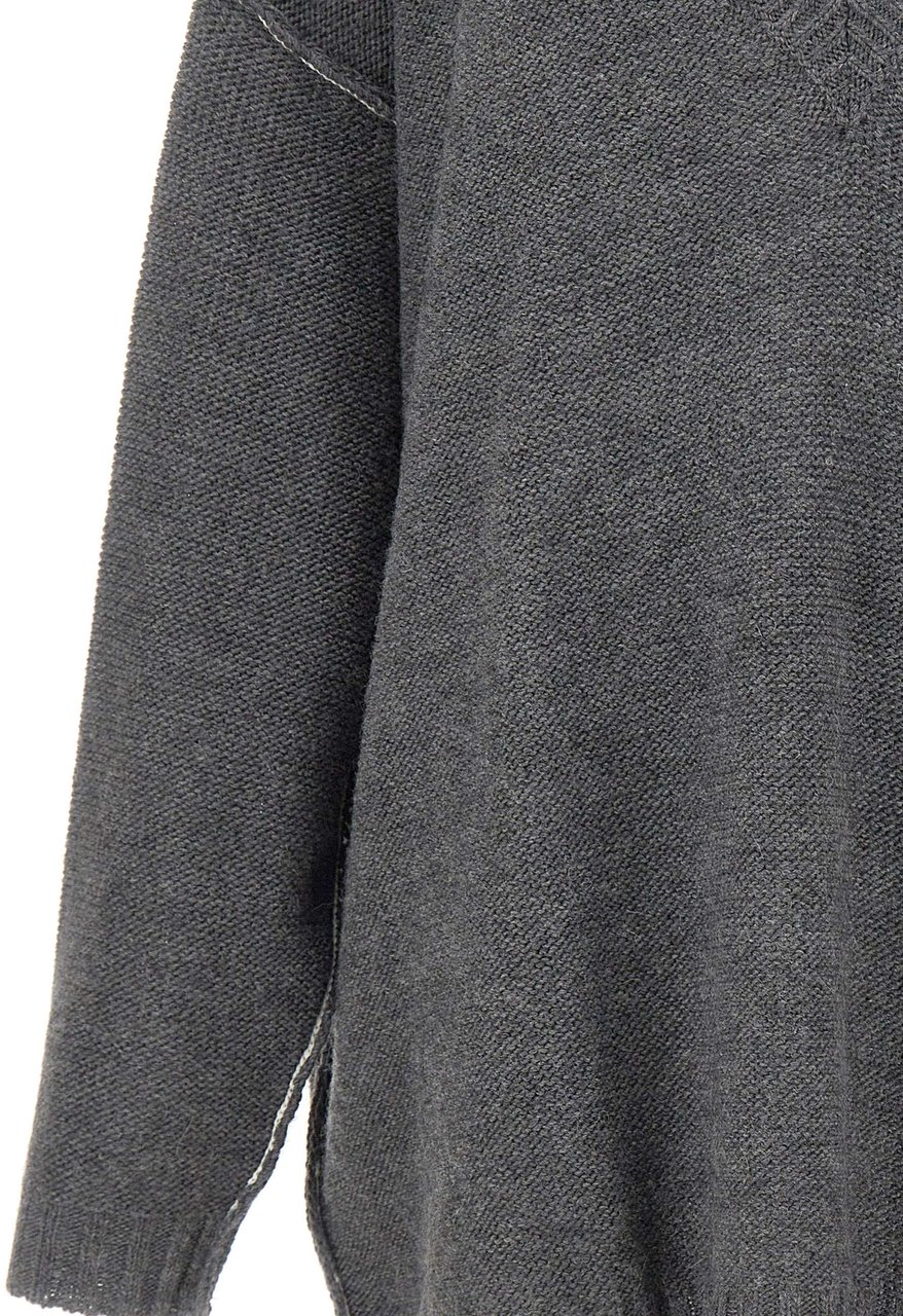 Maison Margiela Sweaters Grey Donkergrijs
