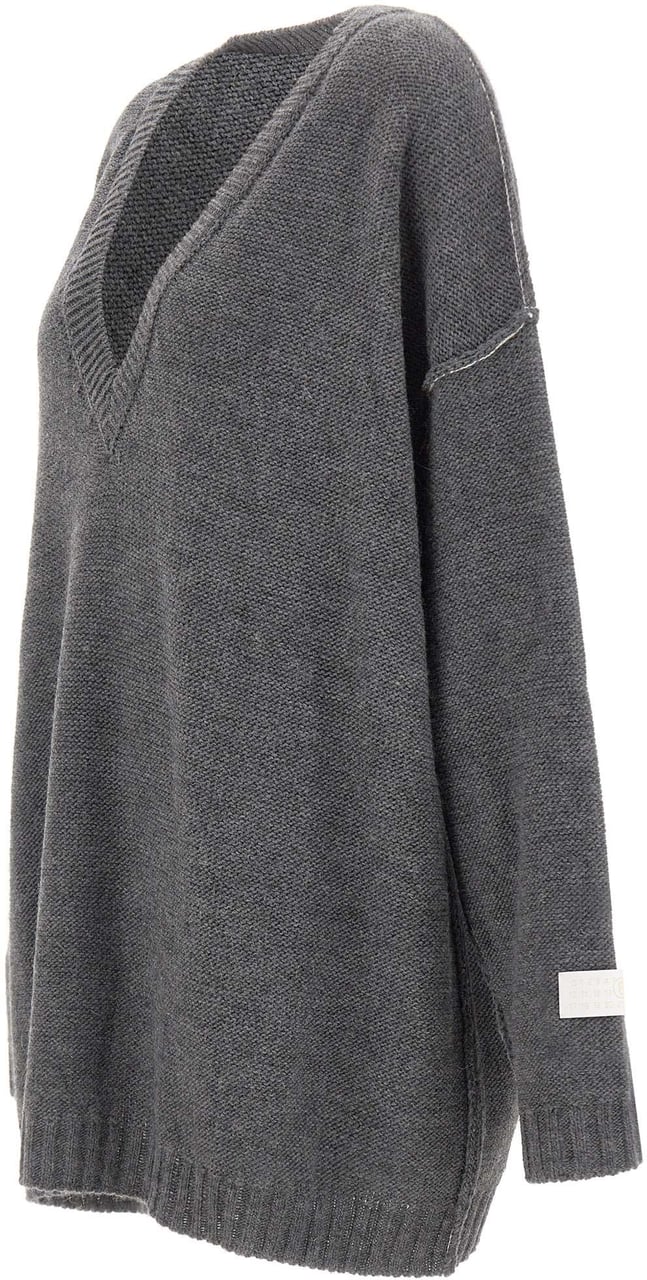 Maison Margiela Sweaters Grey Donkergrijs