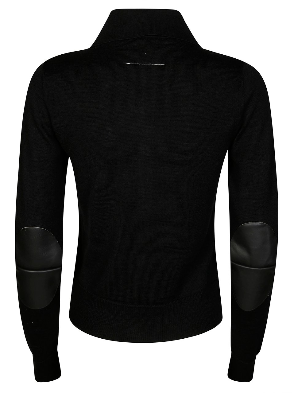 Maison Margiela Classic Black Cardigan With Button-Down Front Zwart