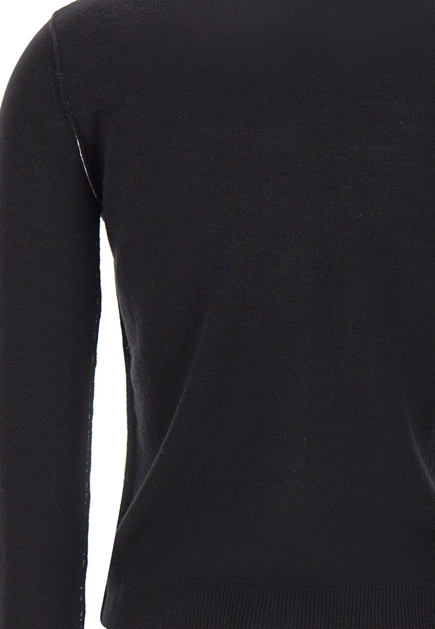 Maison Margiela Sweaters Black Zwart