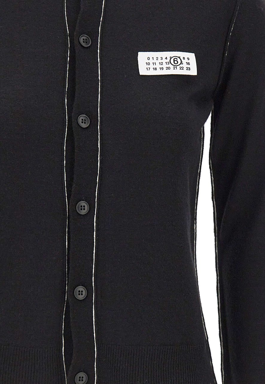 Maison Margiela Sweaters Black Zwart