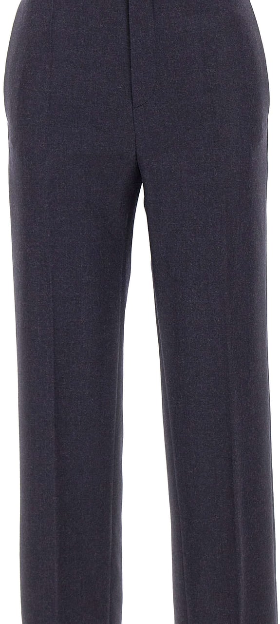 Maison Margiela Trousers Blue Navy
