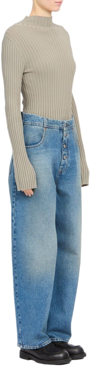 Maison Margiela Jeans Light Blue Blauw