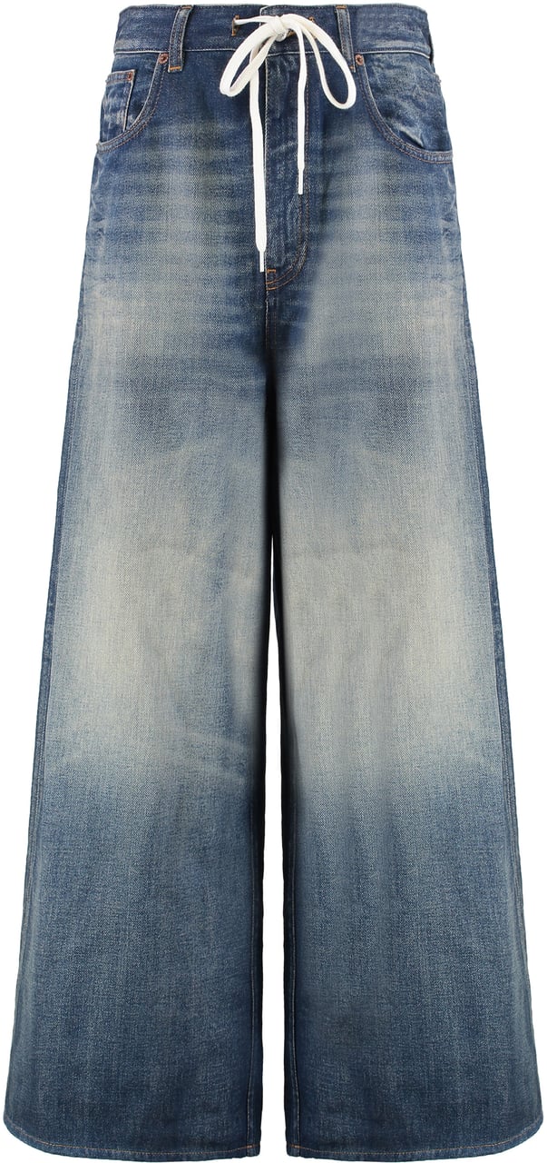 Maison Margiela Wide-leg jeans Blauw