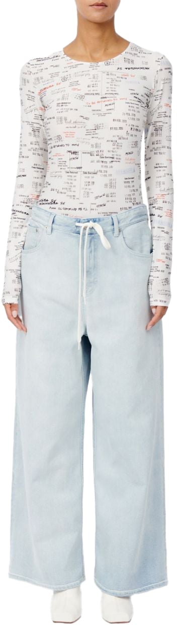Maison Margiela Jeans Clear Blue Blauw