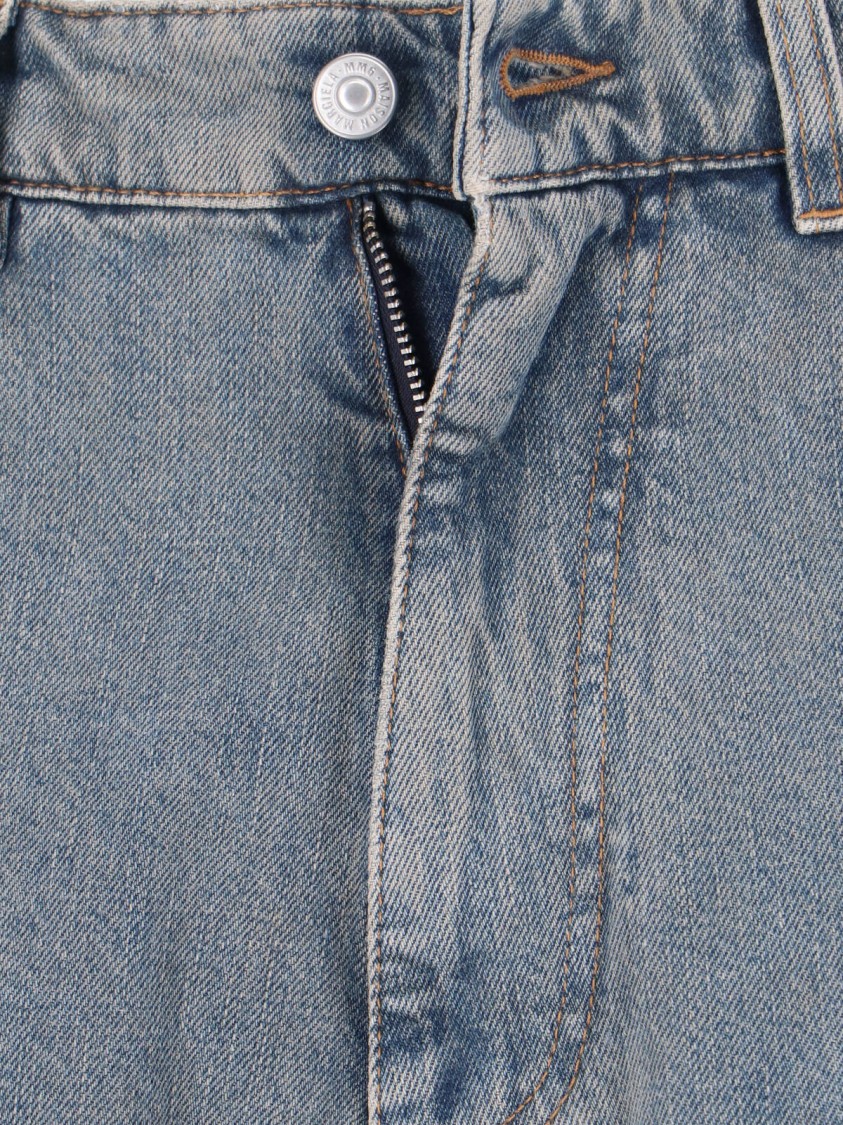 Maison Margiela Wide Jeans – Light Blue Grijs