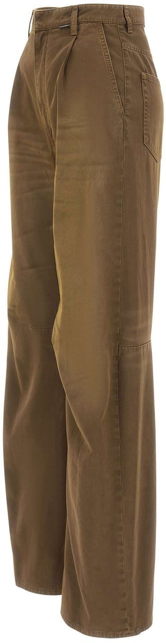 Maison Margiela Trousers Brown Taupe