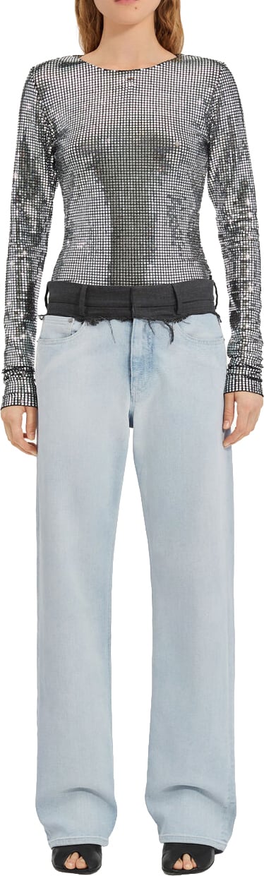Maison Margiela Jeans Blu Lichtblauw