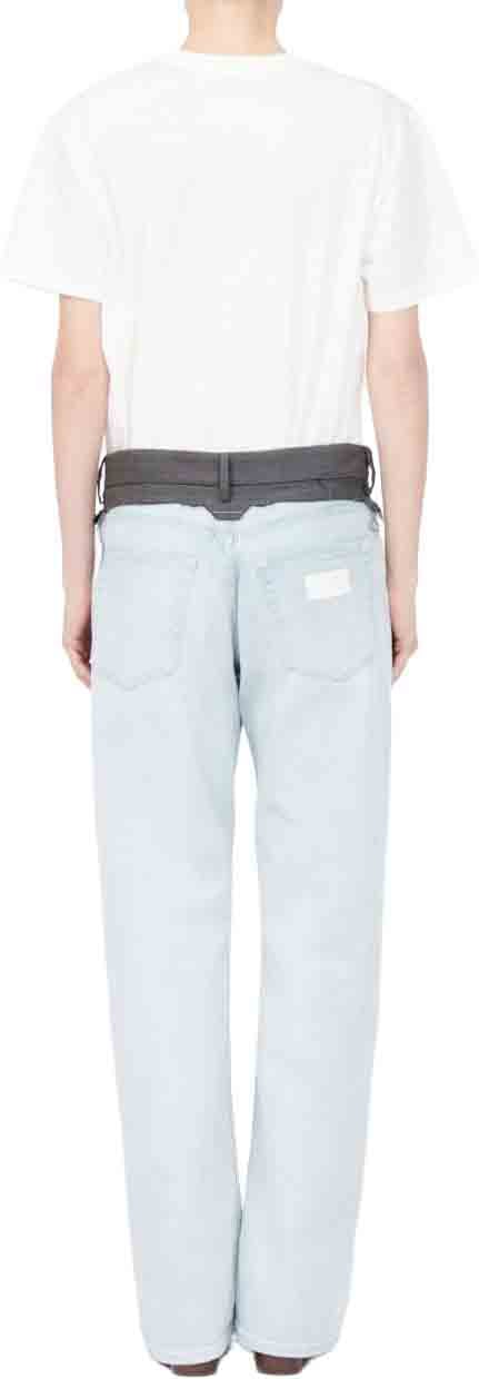Maison Margiela Jeans Blu Lichtblauw